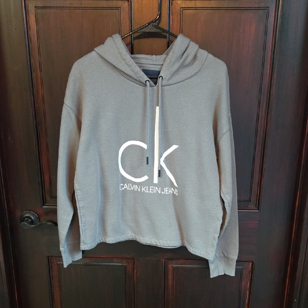 Calvin Klein Jeans Charcoal Women's Hoodie